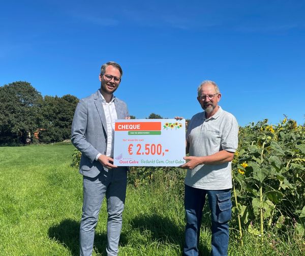 De gemeente Oost Gelre sluit zich aan bij het project Zonnebloemlint